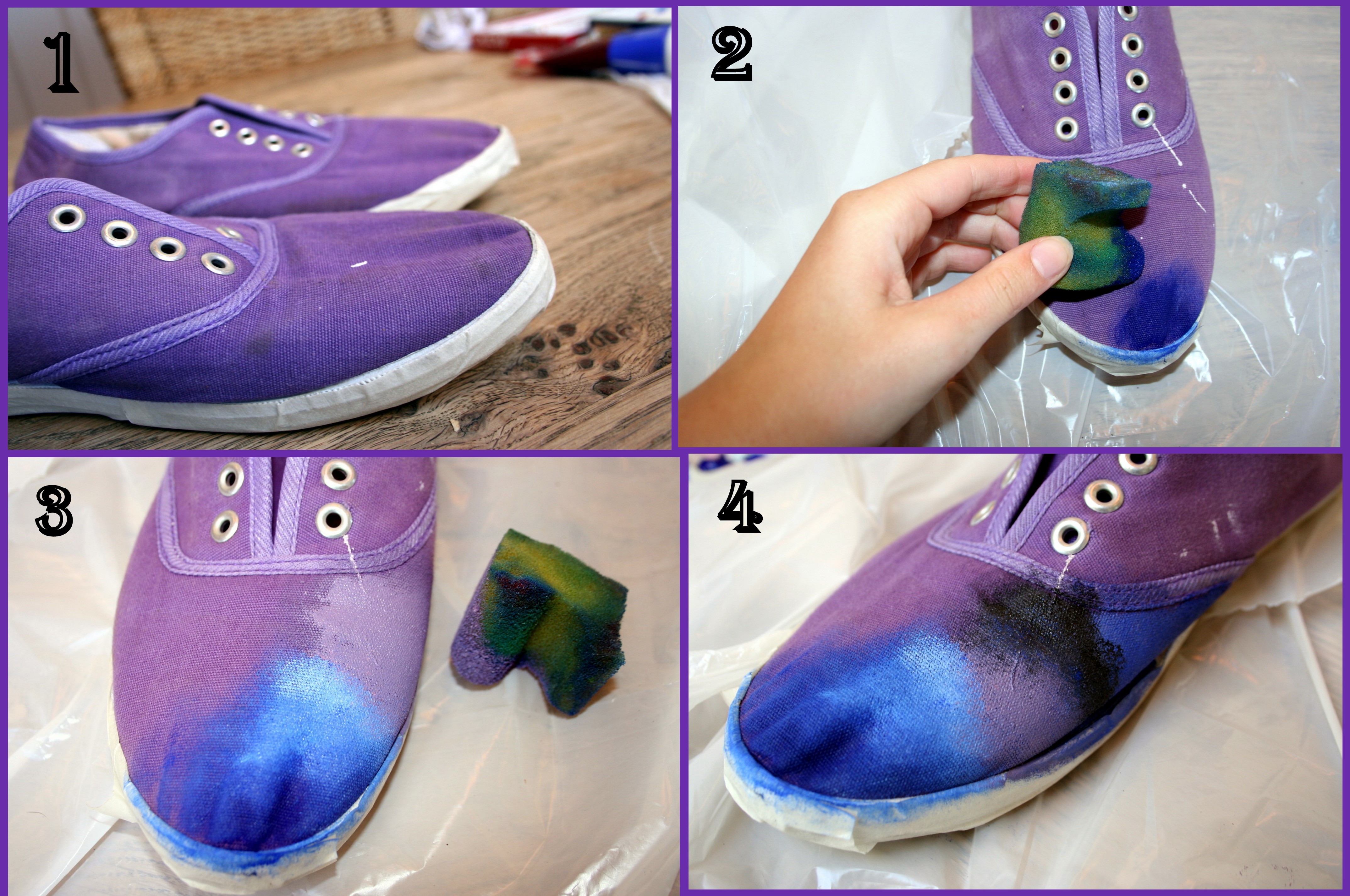 begaan Ban component DIY: galaxy shoes | beautydiariesnl